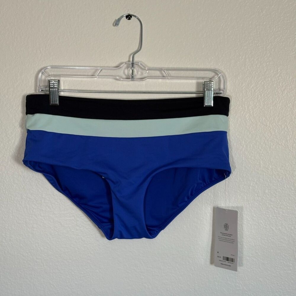 Athleta Coastline Swim Boyshort Bikini NWT Medium Full Coverage